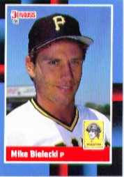 1988 Donruss Baseball Cards    484     Mike Bielecki